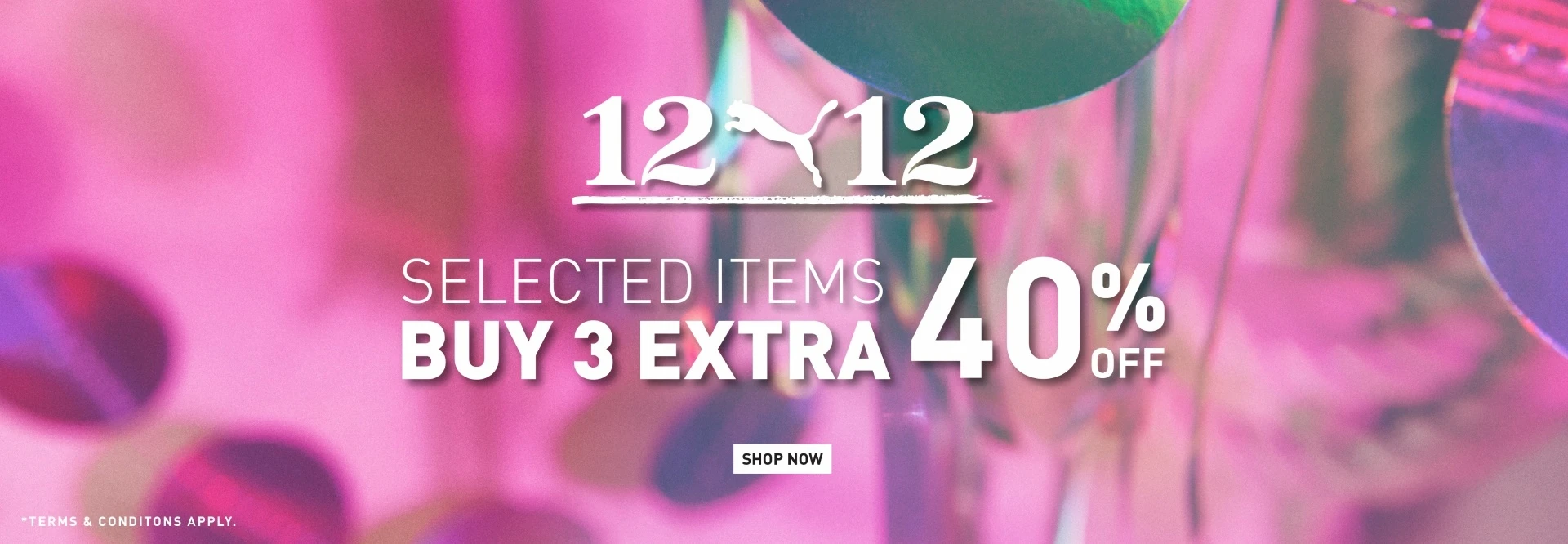 Puma 12.12 promo banner